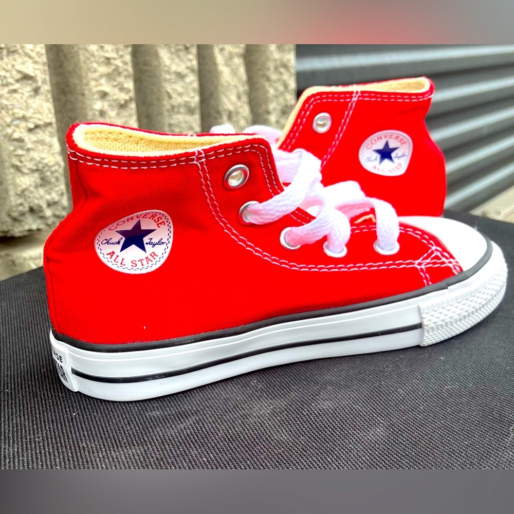 NWOT Red Converse High Tops